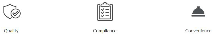 Quality   |   Compliance   |  Convenience